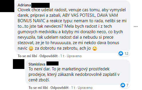 Jak se provozovatelé e-shopů staví k dárkům k objednávce?