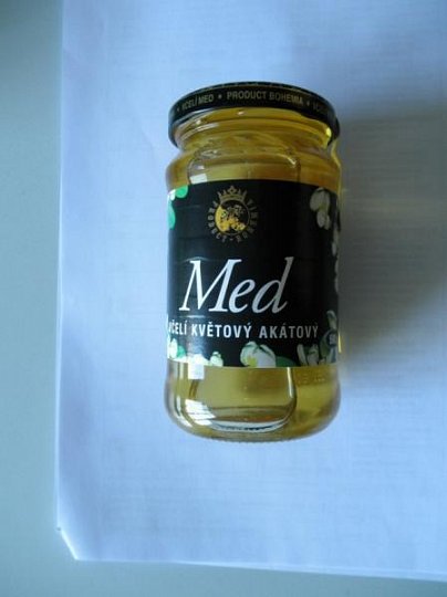 Med obsahoval zejména pylová zrna řepky. Byla zjištěna přítomnost pylu z rostlin nerostoucích v České republice.Výrobce: Product Bohemia s.r.o., Nová Ves u Chotěboře