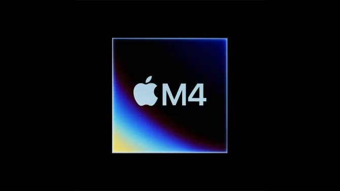 Apple M4. ilustrace