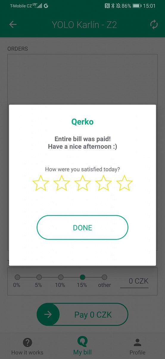 Qerko: bezkontaktní placení přes QR kódy a chytrý telefon