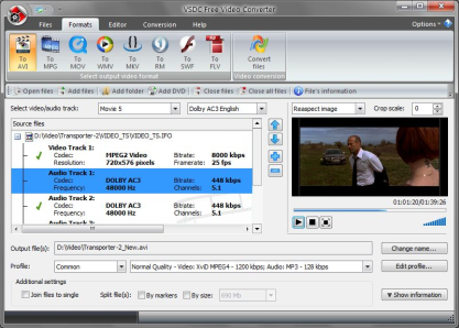 VSDC Free Video Converter převádí videa velmi rychle