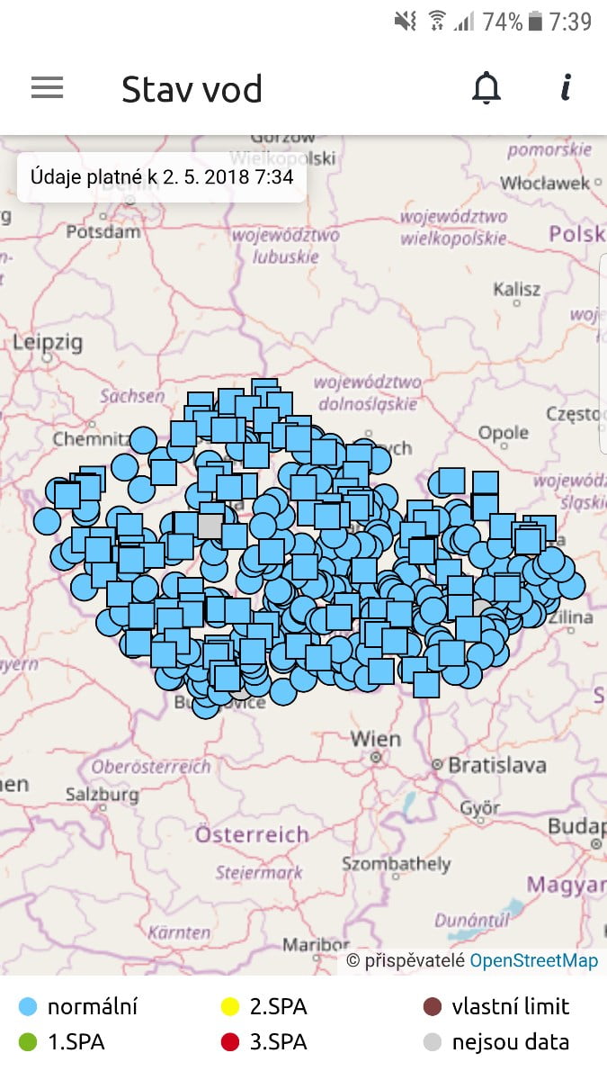 ČHMÚ má nové mobilní aplikace se stavem i předpovědí počasí