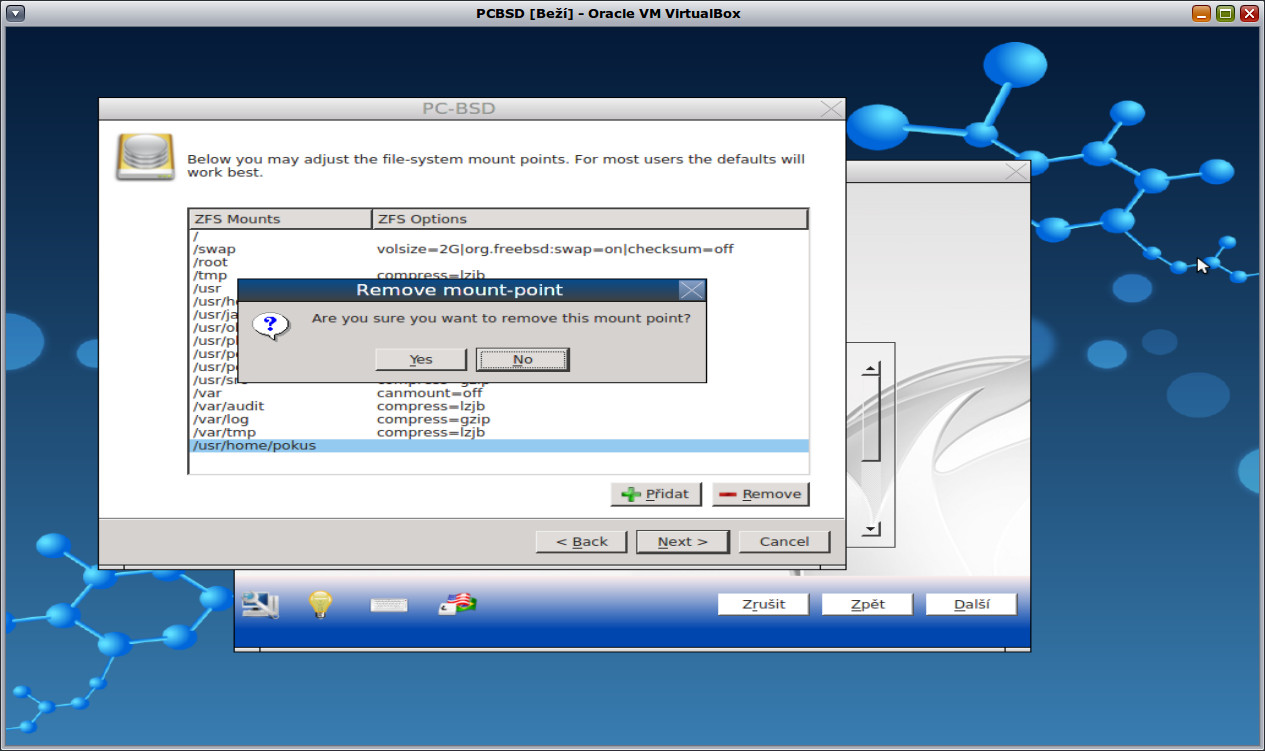 Instalace PC-BSD