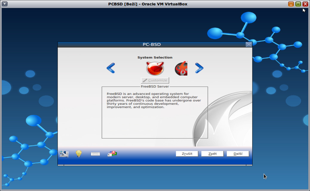 Instalace PC-BSD