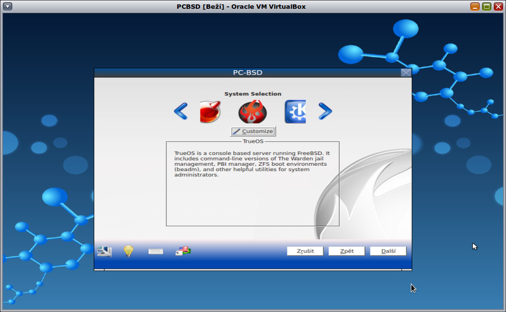Instalace PC-BSD