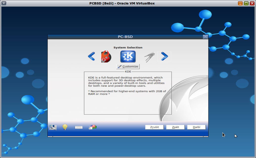 Instalace PC-BSD