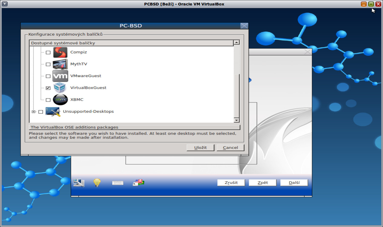 Instalace PC-BSD