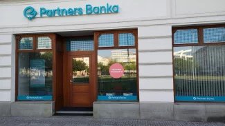 Ilustrační fotografie. Franšízová pobočka Partners Banky v Ostravě na Masarykově náměstí. (08/2024)