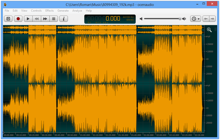 Rychlá editace audio souborů s aplikací Ocenaudio