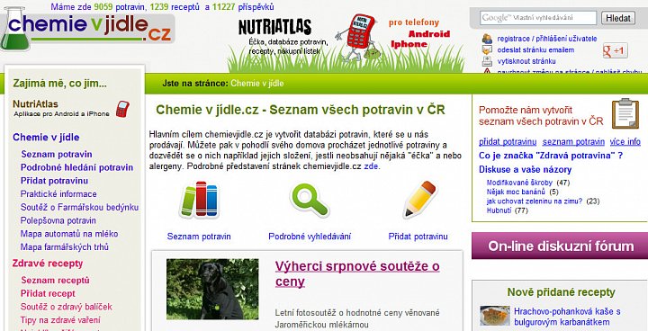 Chemievjidle.cz