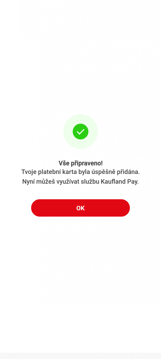 Platební služba Kaufland Pay. (26. 10. 2022)