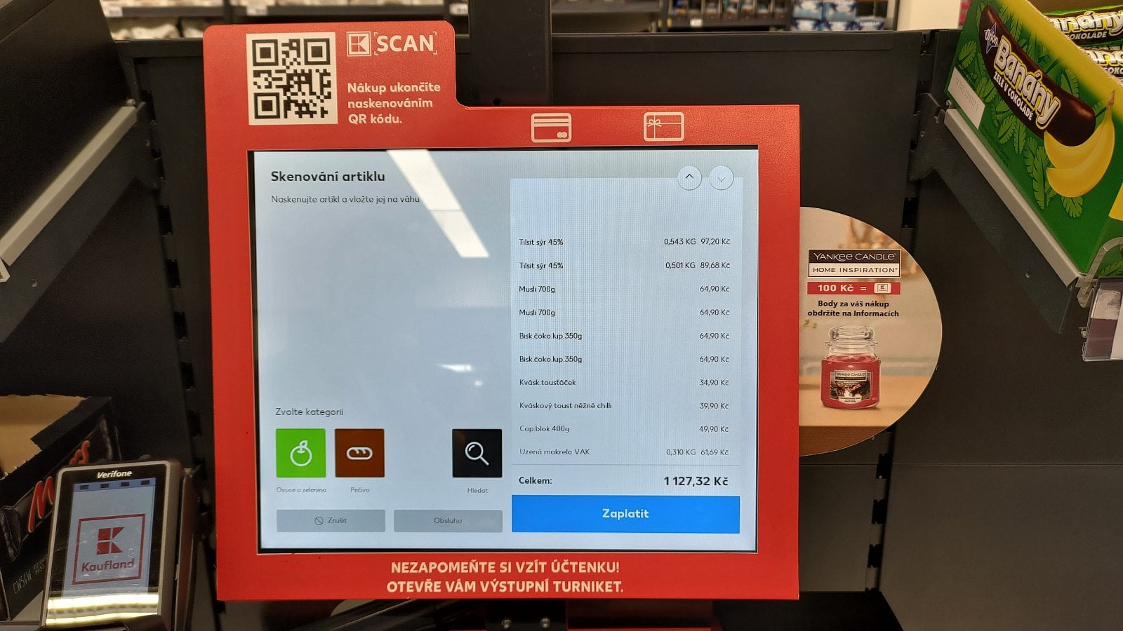 Platební služba Kaufland Pay. (26. 10. 2022)