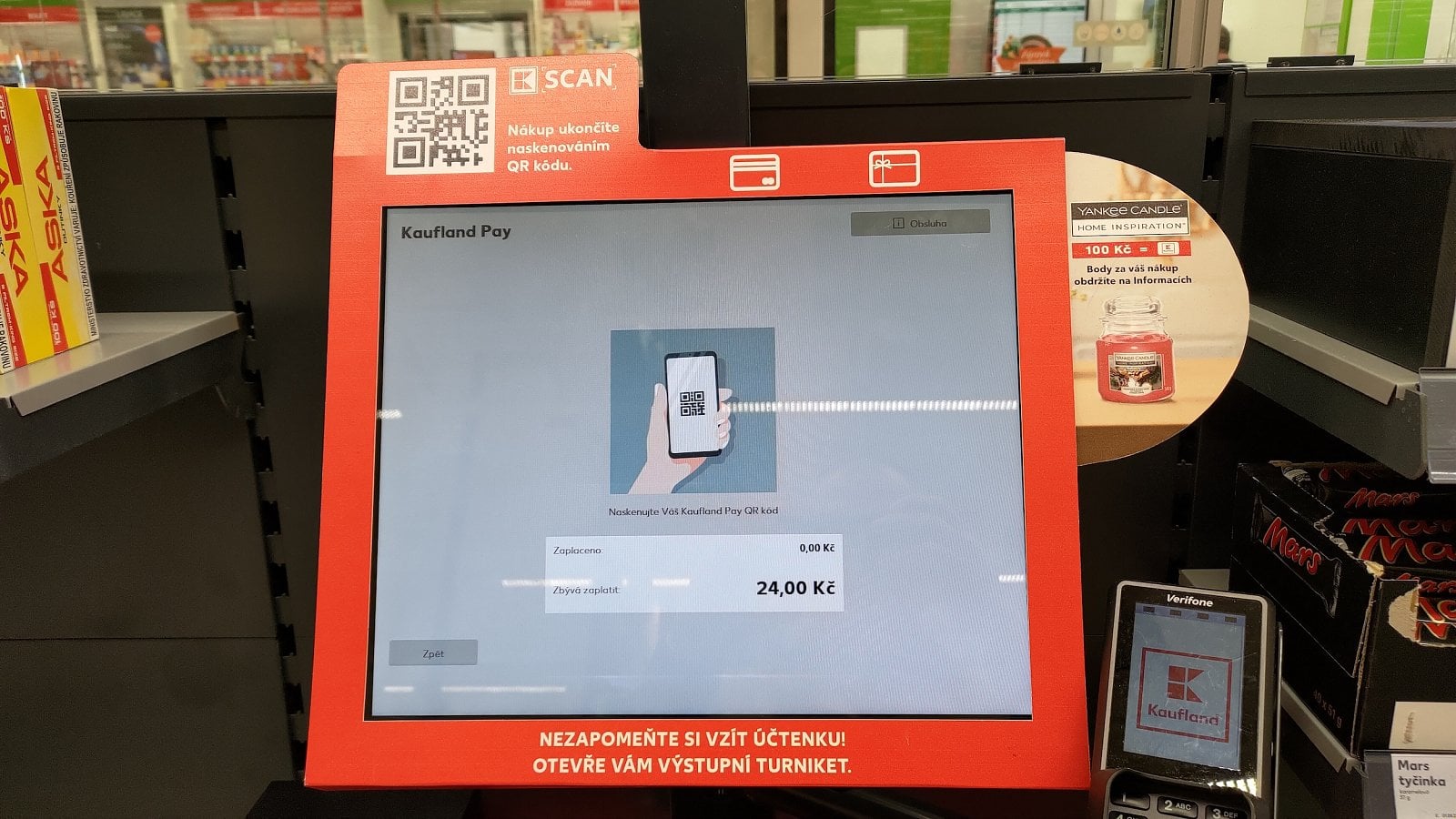 Platební služba Kaufland Pay. (26. 10. 2022)