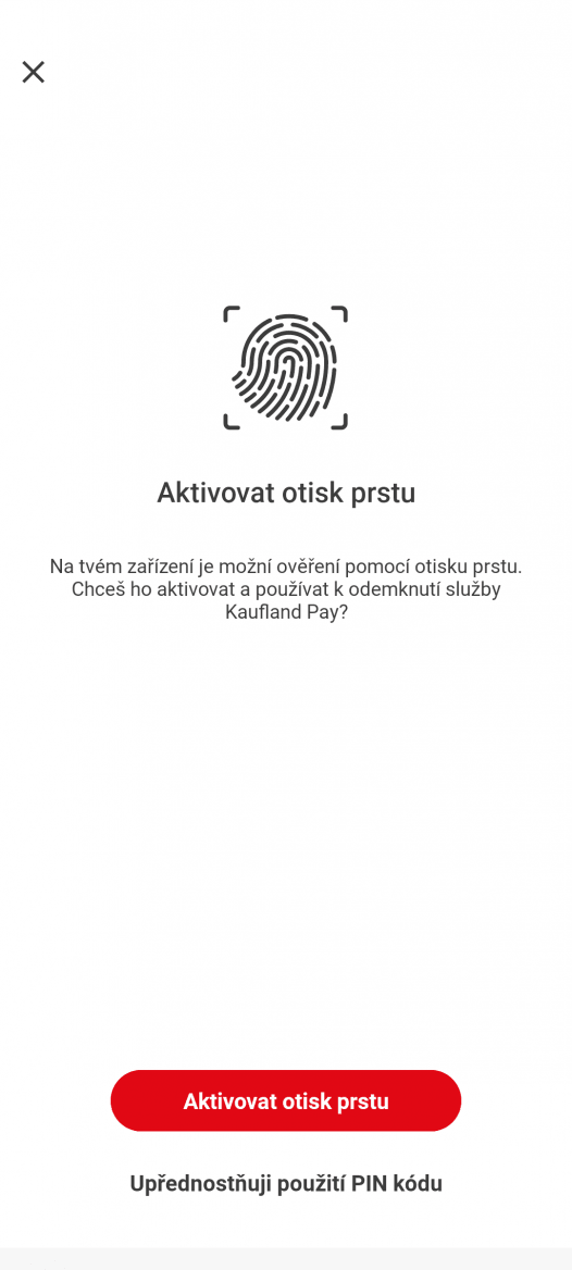 Platební služba Kaufland Pay. (26. 10. 2022)
