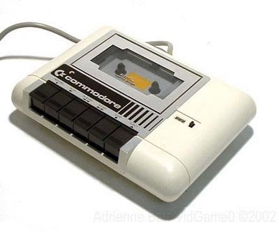 Magnetofon používaný u osmibitových počítačů Commodore.
