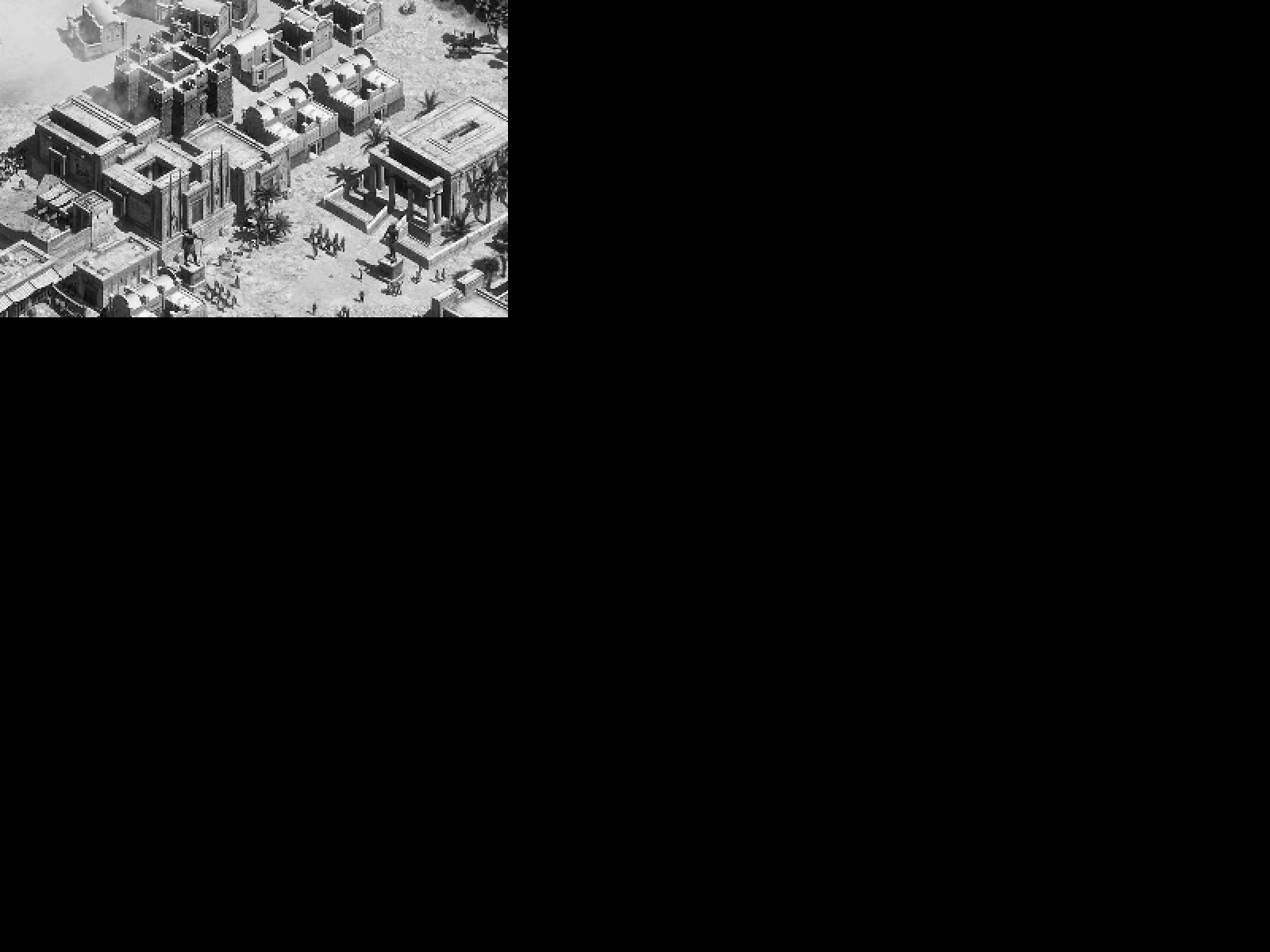 Vykreslení rastrového obrázku s rozlišením 320x200 pixelů do grafického režimu karty SVGA s rozlišením 800x600 pixelů.