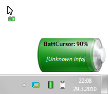 <p>BattCursor - nabití baterie přímo u kurzoru myši</p>