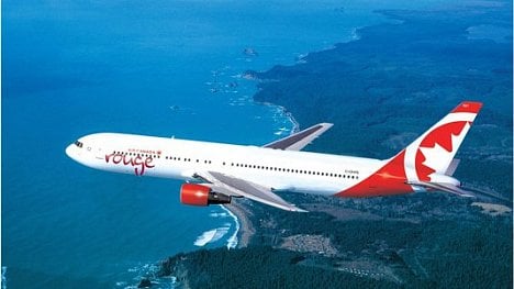 Náhledový obrázek - Air Canada rouge nabízí přímé letecké spojení z Letiště Václava Havla Praha do Kanady