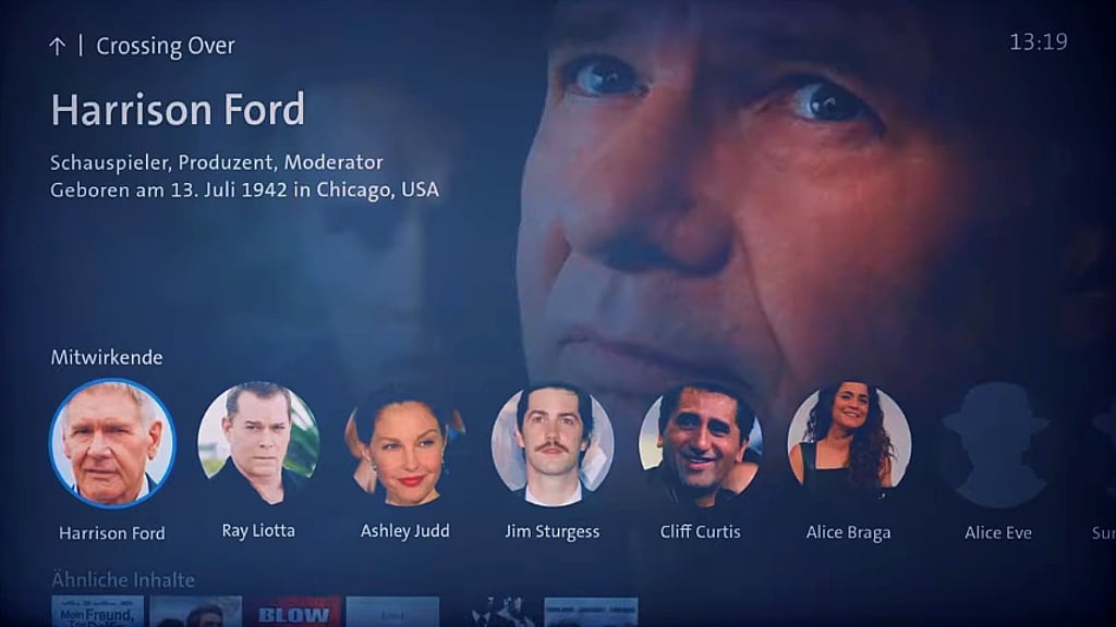 Swisscom TV - uživatelské prostředí