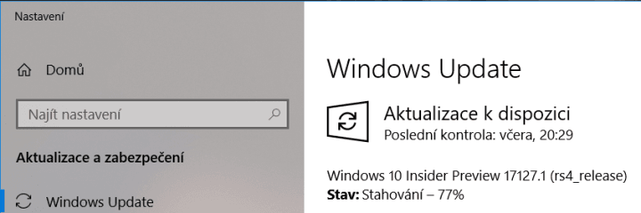 Windows 10 Insider Preview build 17127