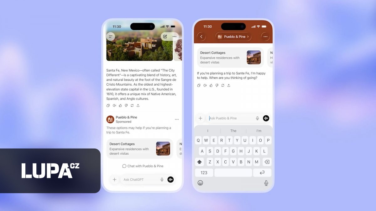Reklamy v ChatGPT přicházejí, nebudeme prodávat data uživatelů, slibuje OpenAI