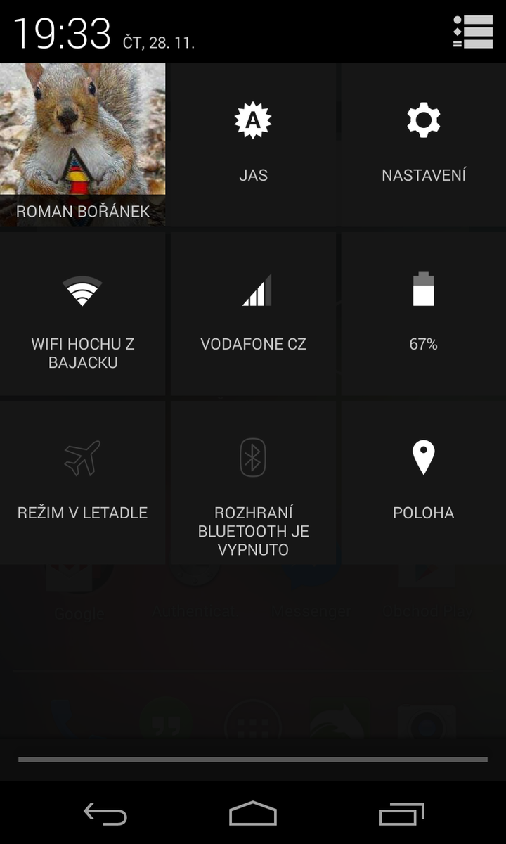 Android 4.4 KitKat - systém