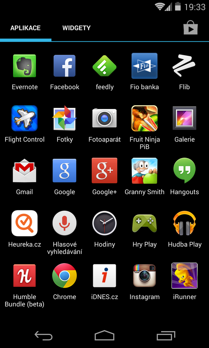 Android 4.4 KitKat - systém