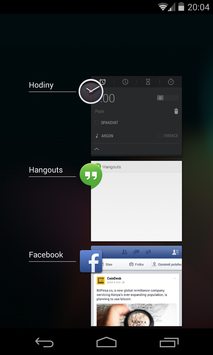Android 4.4 KitKat - systém