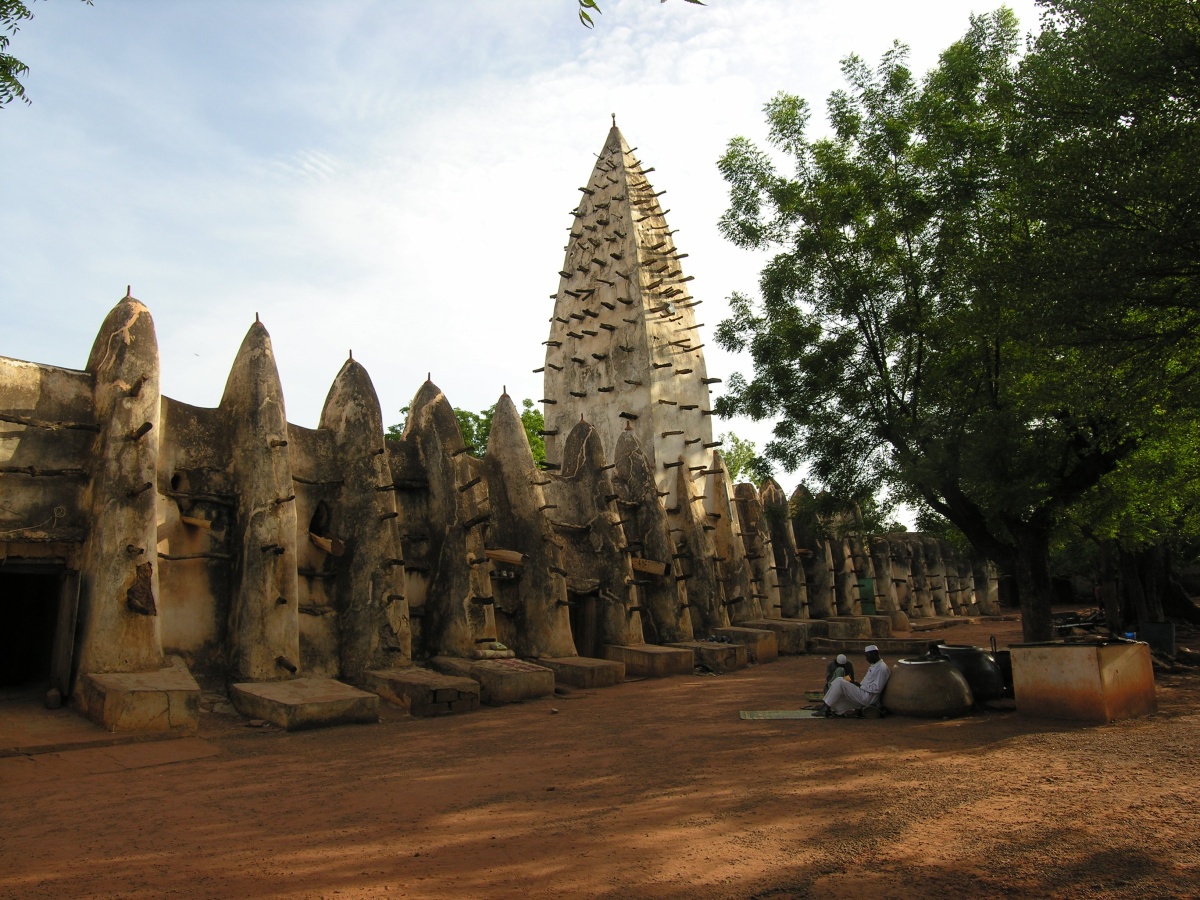 Velká mešita. Grande Mosquée, Bobo-Dioulasso.
