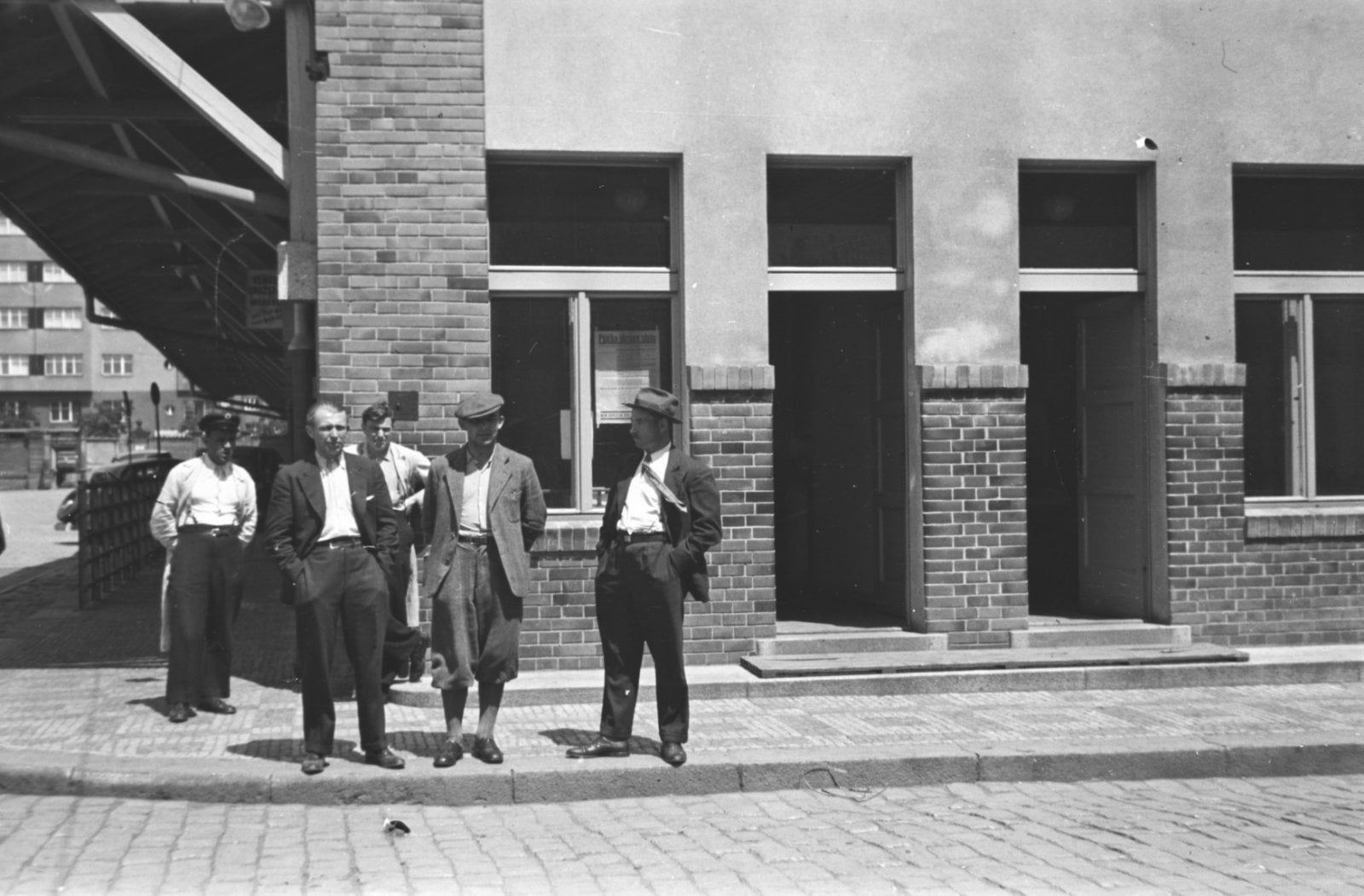 Historické fotky z bývalých jatek v Holešovické tržnici