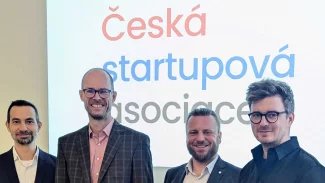Jakub Císař (Novalia), Martin Jiránek, Vojta Roček (Presto Ventures), Ondřej Krátký (ex-Liftago, dnes grid.online)