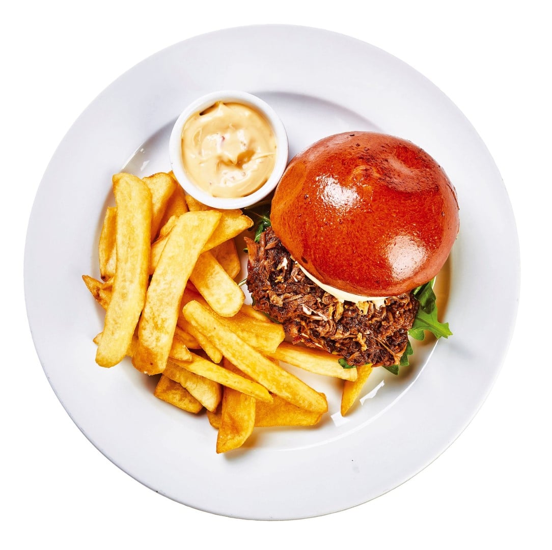 Hovězí burger z Globusu