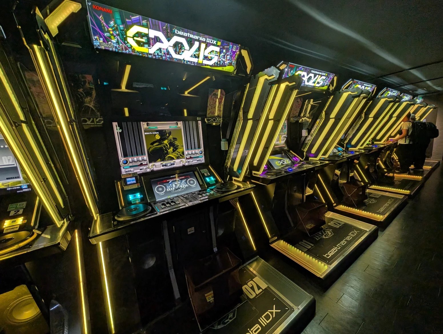 Moderní arkádové herny v Japonsku (Tokio a Ósaka)