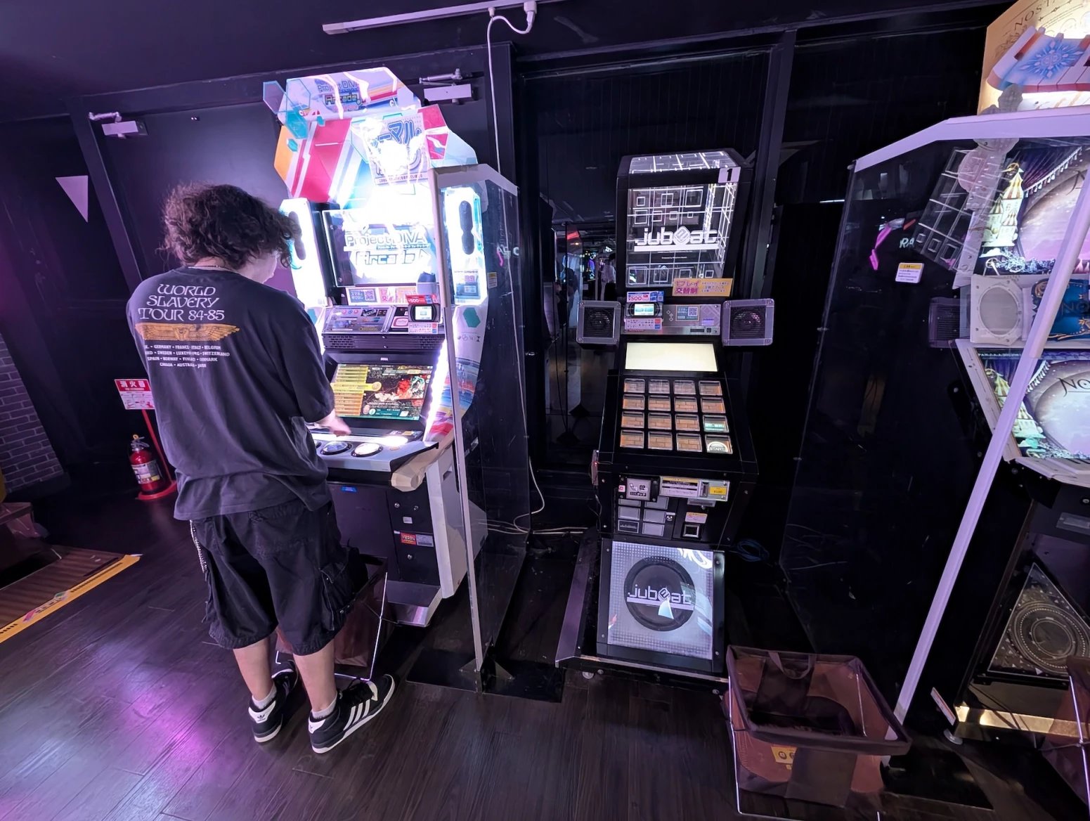 Moderní arkádové herny v Japonsku (Tokio a Ósaka)