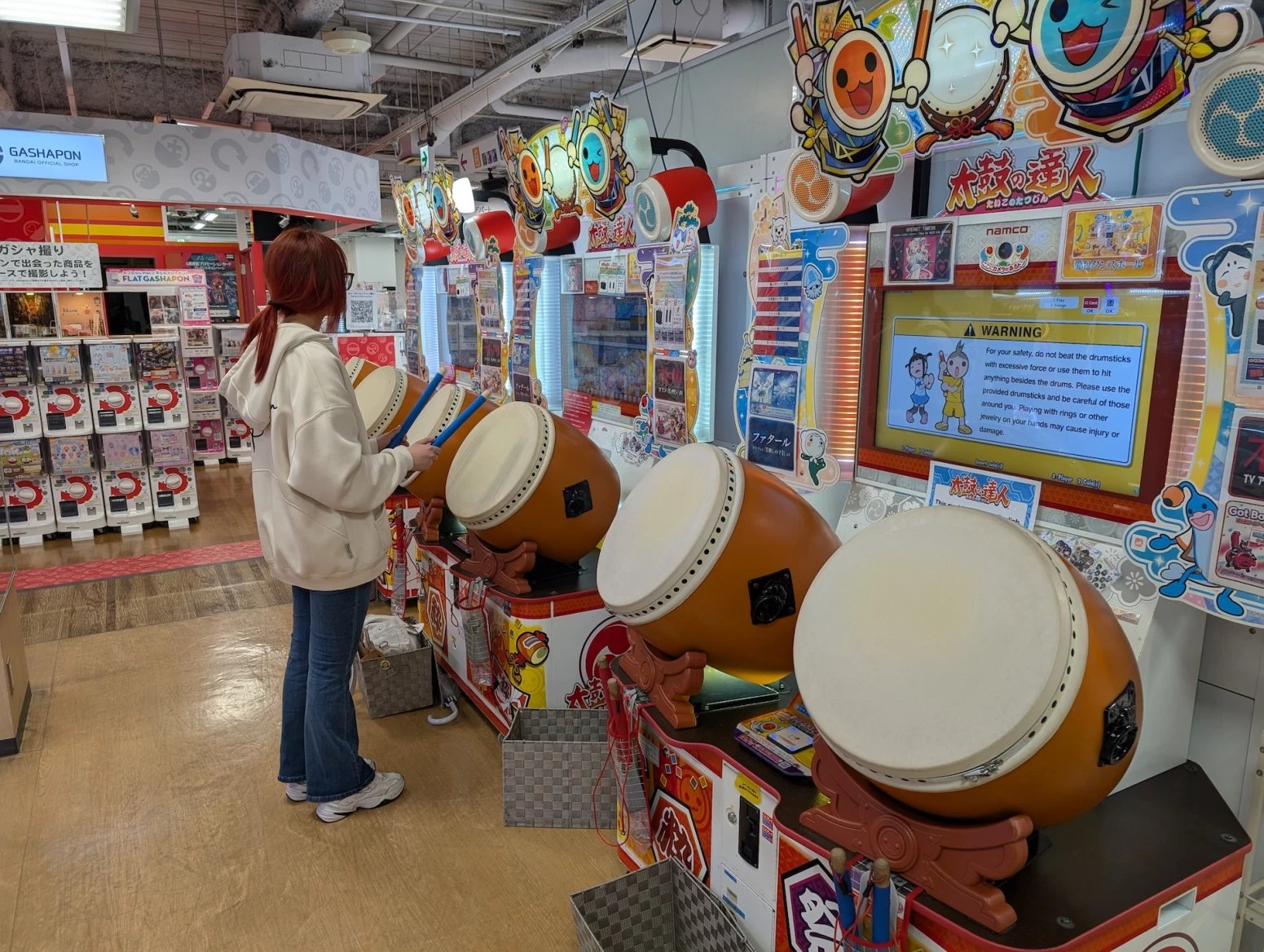 Moderní arkádové herny v Japonsku (Tokio a Ósaka)