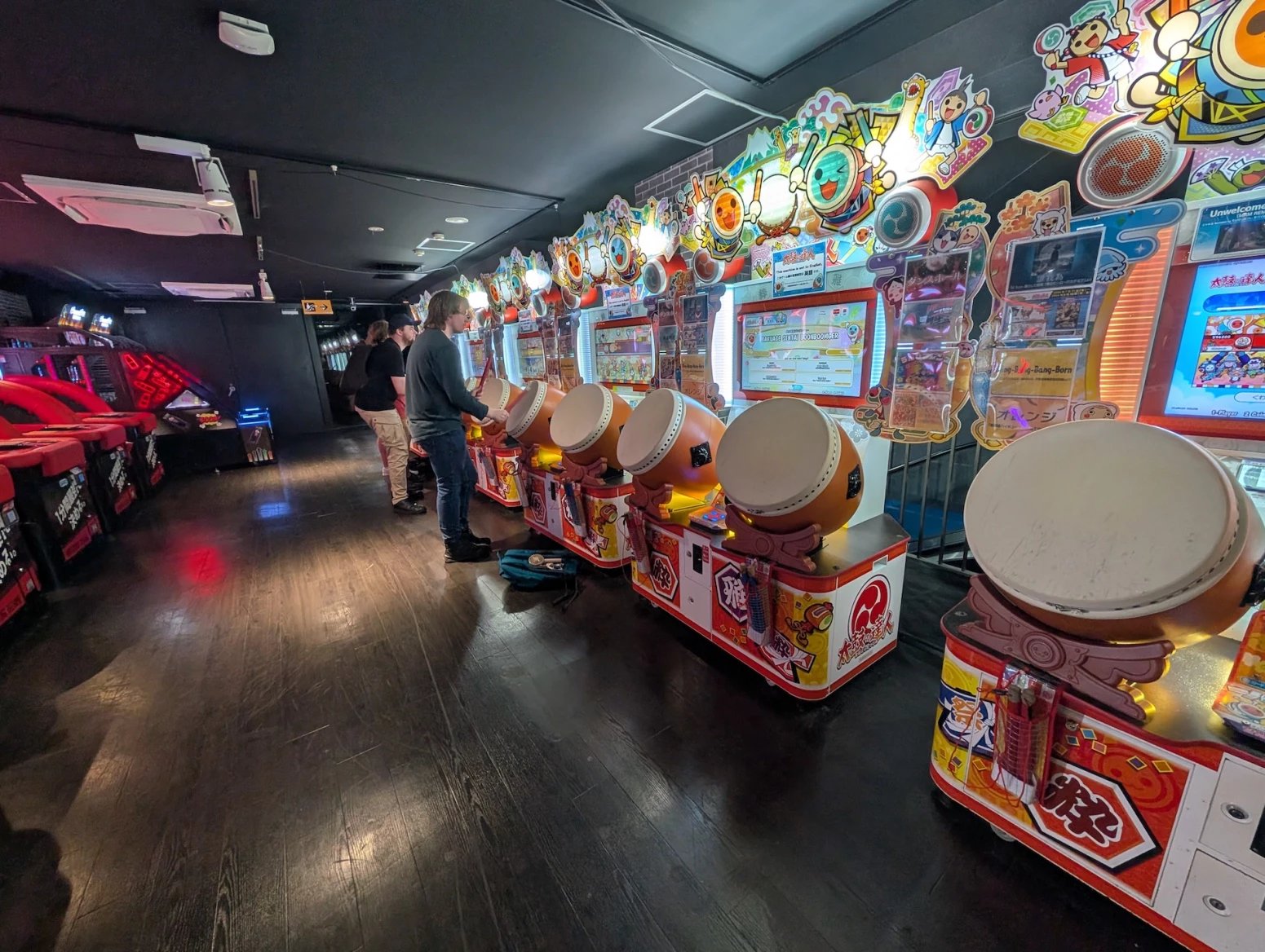 Moderní arkádové herny v Japonsku (Tokio a Ósaka)