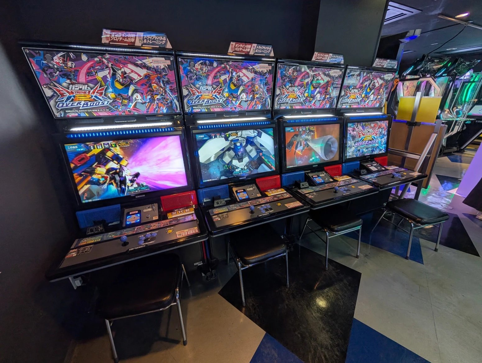 Moderní arkádové herny v Japonsku (Tokio a Ósaka)