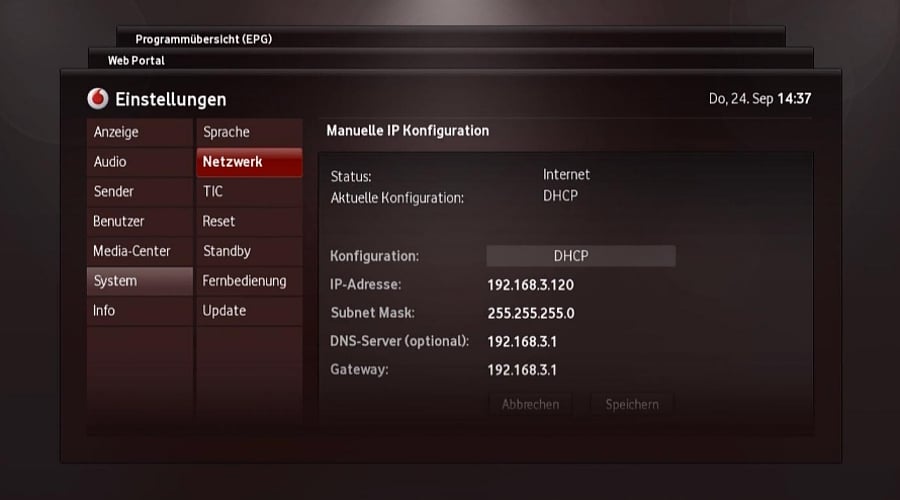 Ostatní systémová nastavení