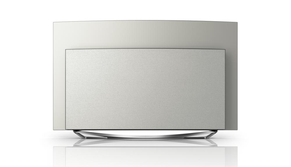 Panasonic TX-65CZ950 (OLED) - povrch zvaný Alcantara.