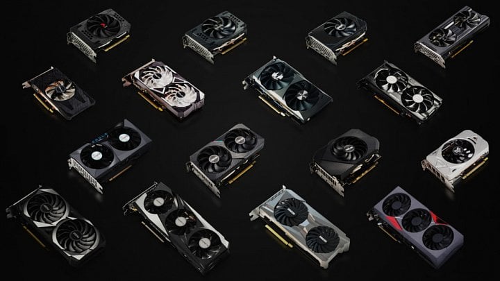 Různé nerefernční grafiky GeForce RTX 3050