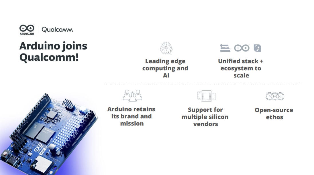 Qualcomm oznamuje koupi Arduino