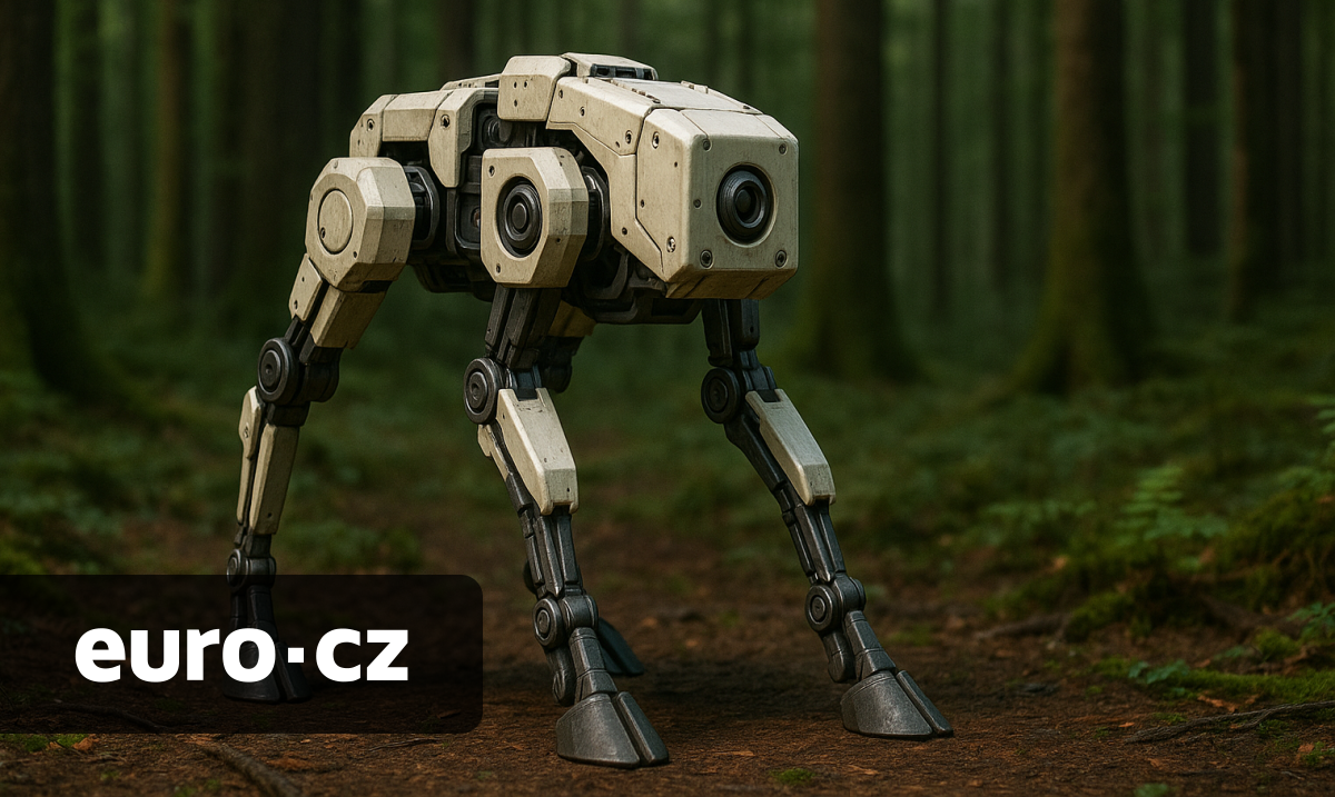 Estonští vědci zkonstruovali robota, který se umí pohybovat i v bahně. Místo běžných chodidel dostal losí kopyta