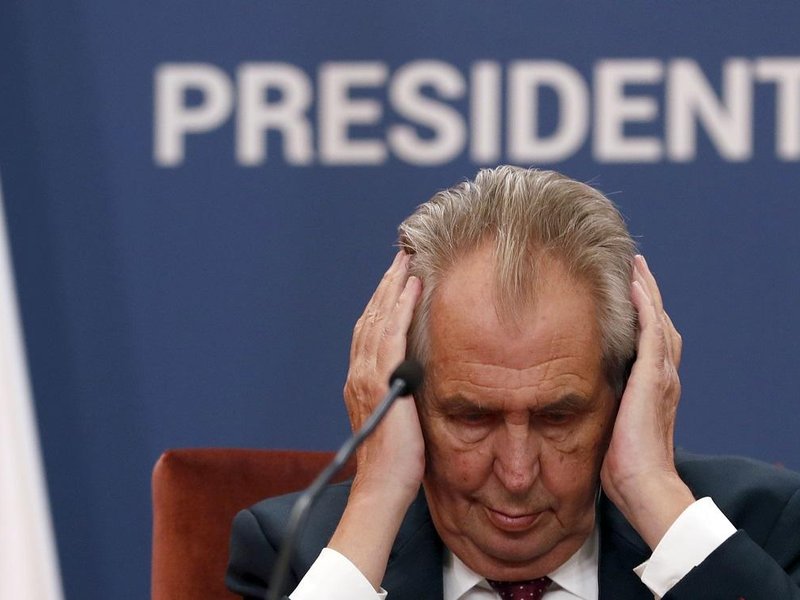  Český prezident Miloš Zeman na návštěvě Srbska