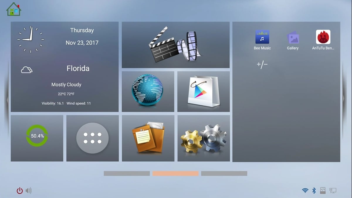 GUI a přístup k aplikacím
