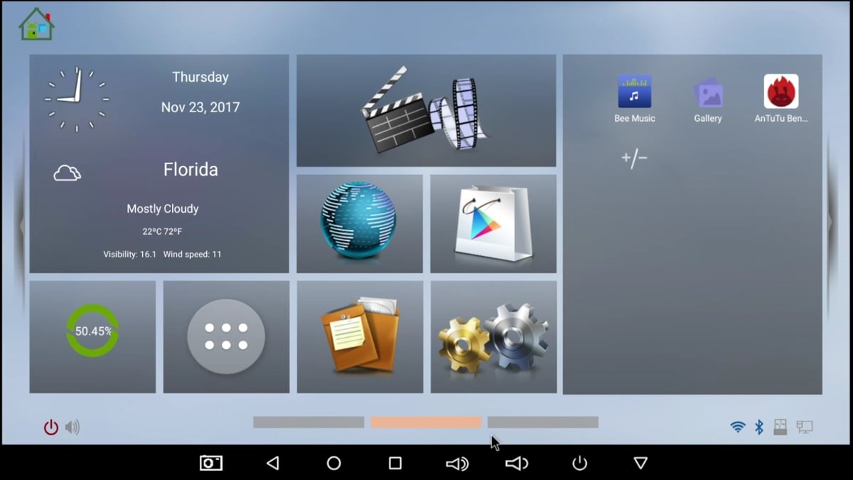GUI a přístup k aplikacím
