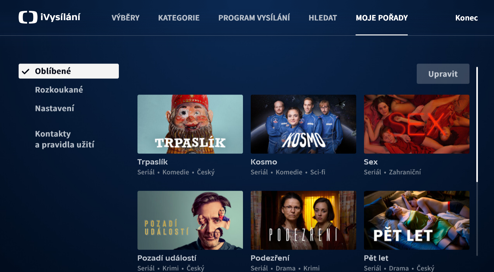 iVysílání pro systém Samsung Tizen