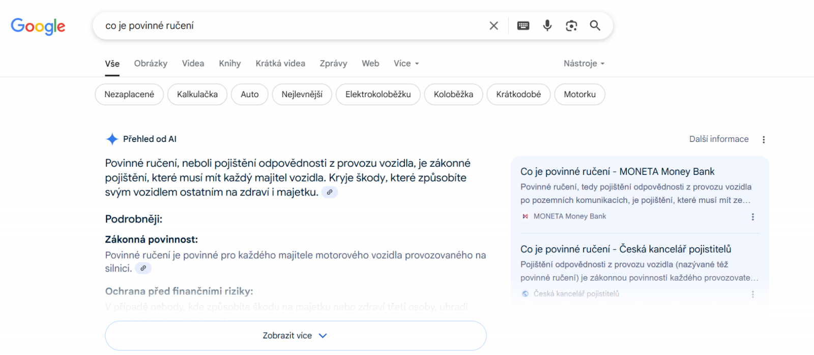 Grafika o AI Overviews