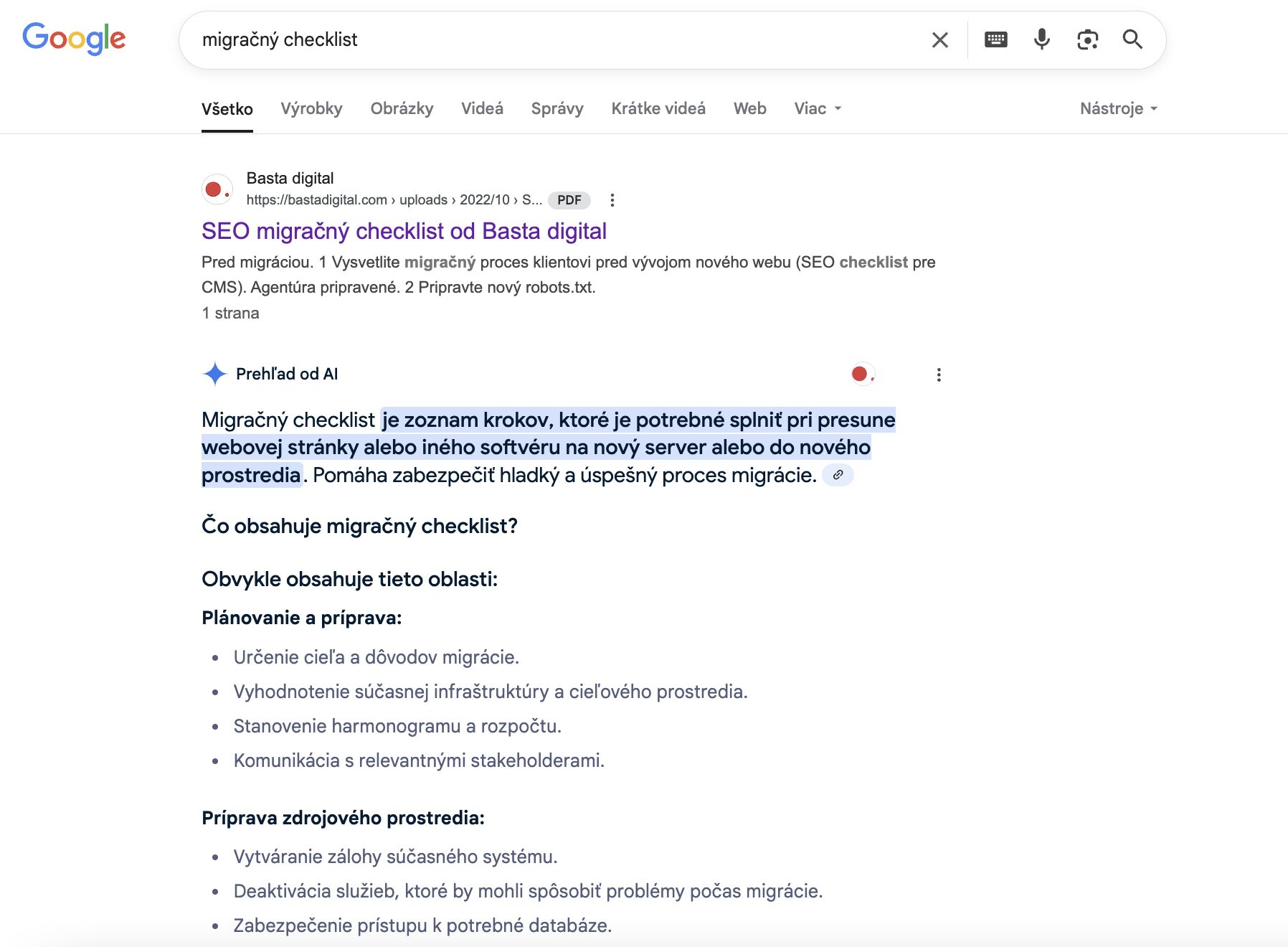 Grafika o AI Overviews