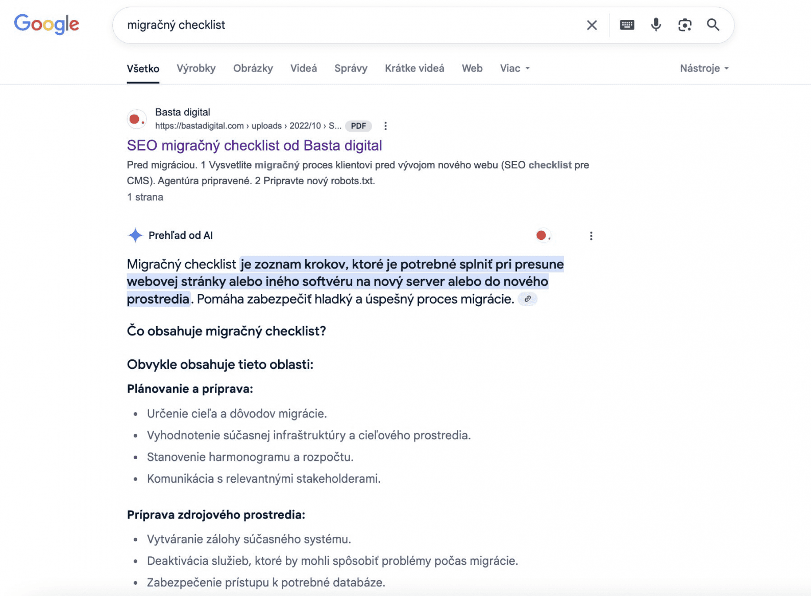 Grafika o AI Overviews