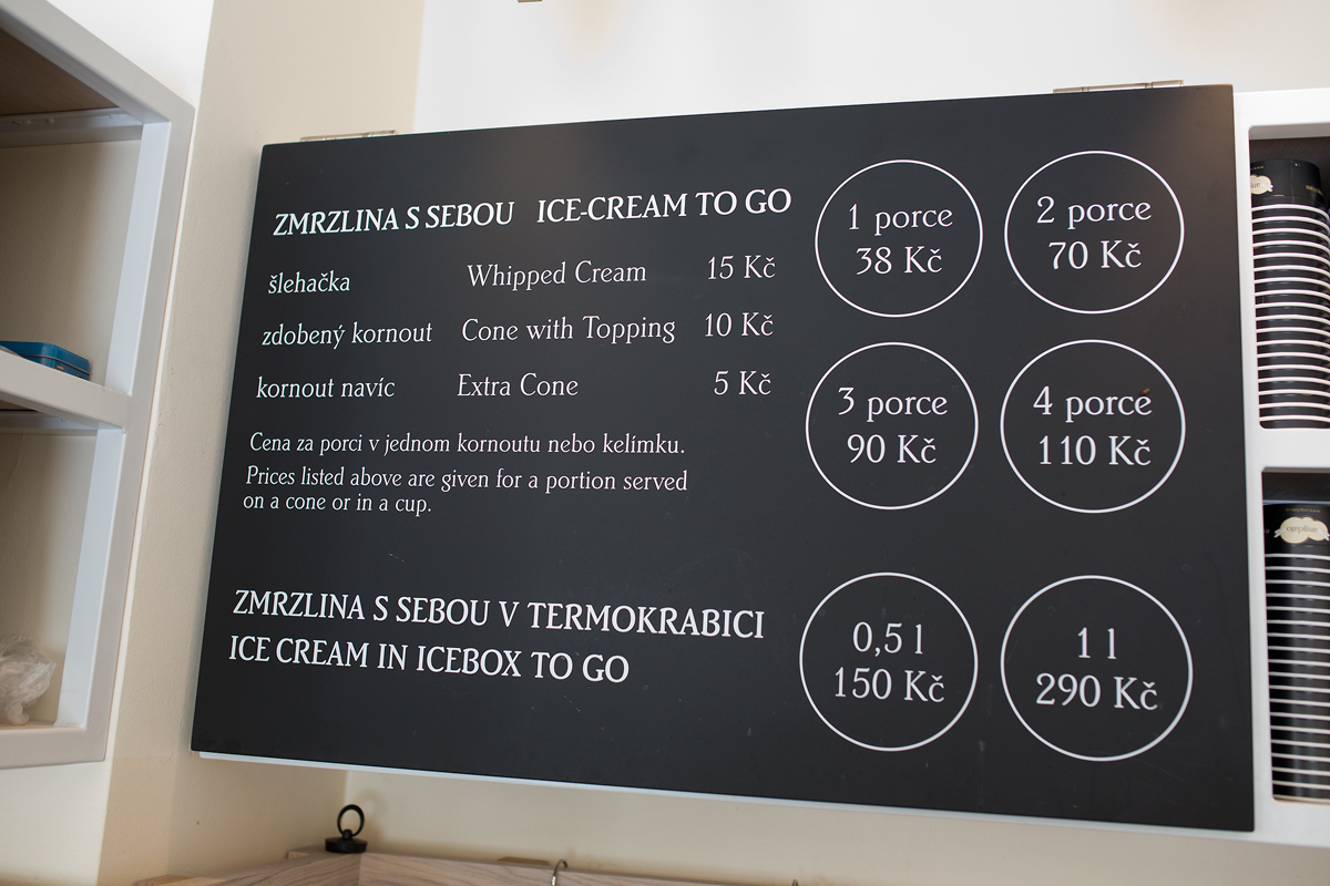 Ve zmrzlinářství Angelato prodávají zmrzlinu po celý rok.